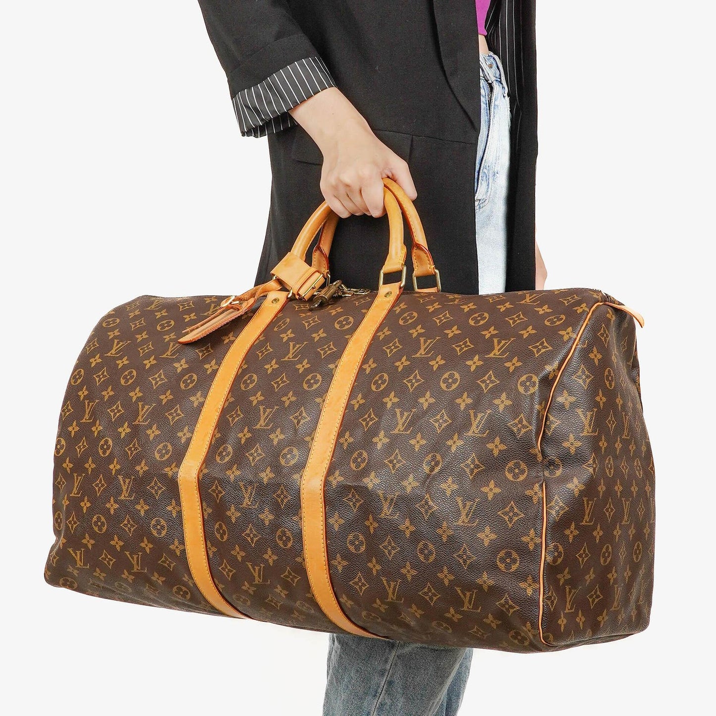 Louis Vuitton Keepall 60 Reisetasche aus Monogram Canvas
