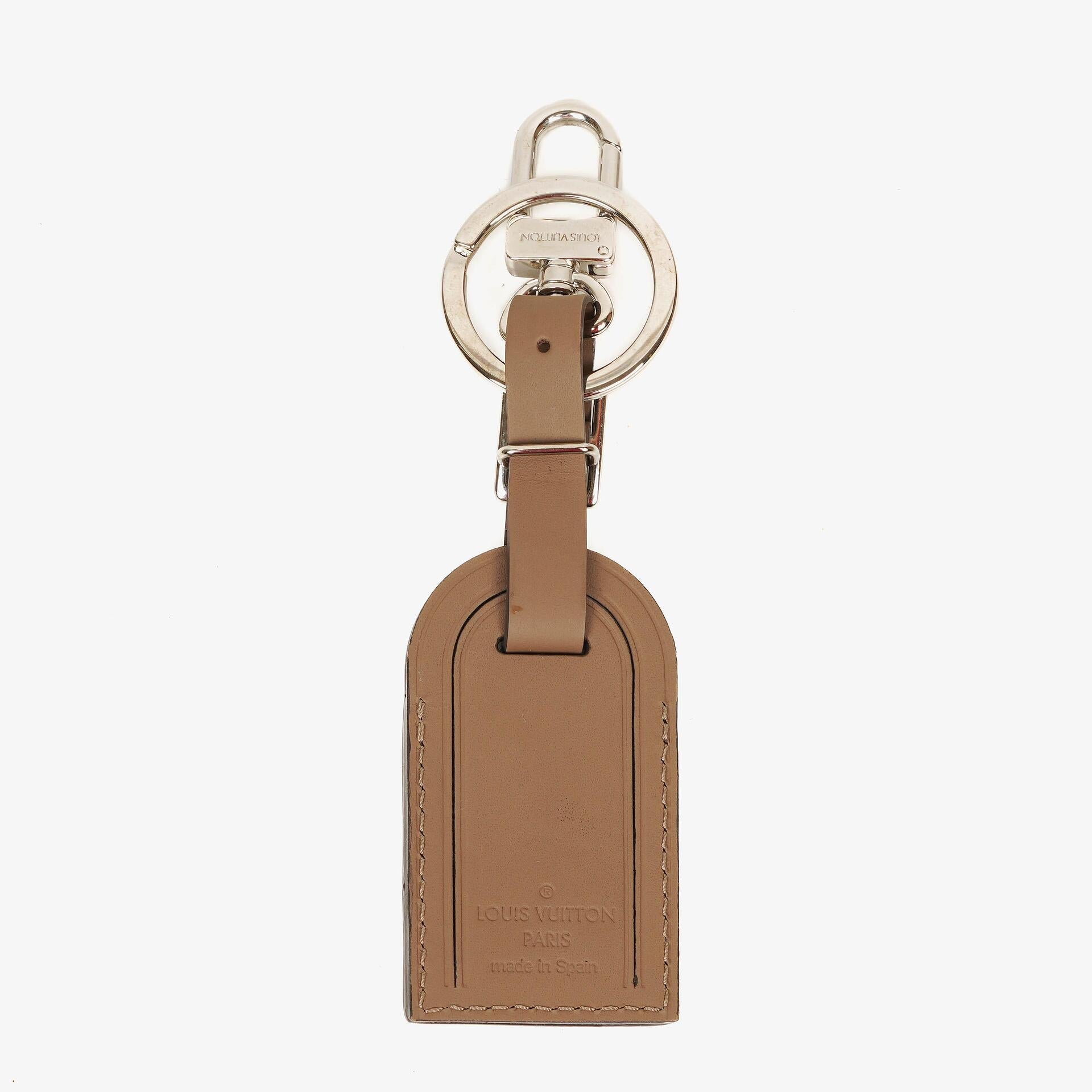 Louis Vuitton Leder-Namensschild