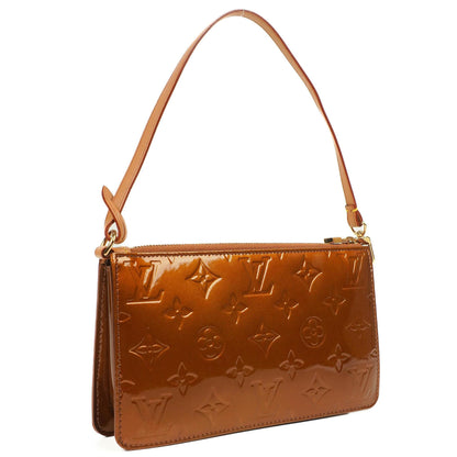 Louis Vuitton Lexington Clutch Handtasche Bronze Monogram Vernis 2003