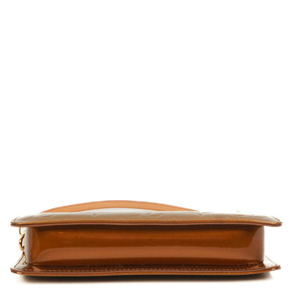 Louis Vuitton Lexington Clutch Handtasche Bronze Monogram Vernis 2003