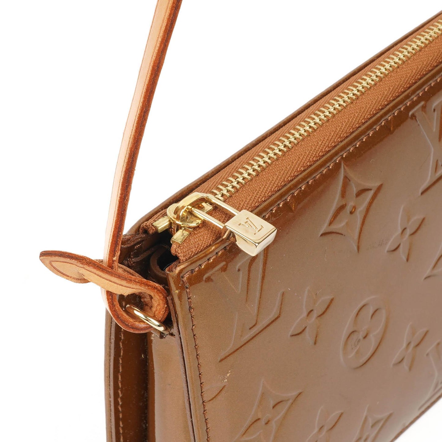 Louis Vuitton Lexington Bronze Monogram Vernis Clutch Handtasche