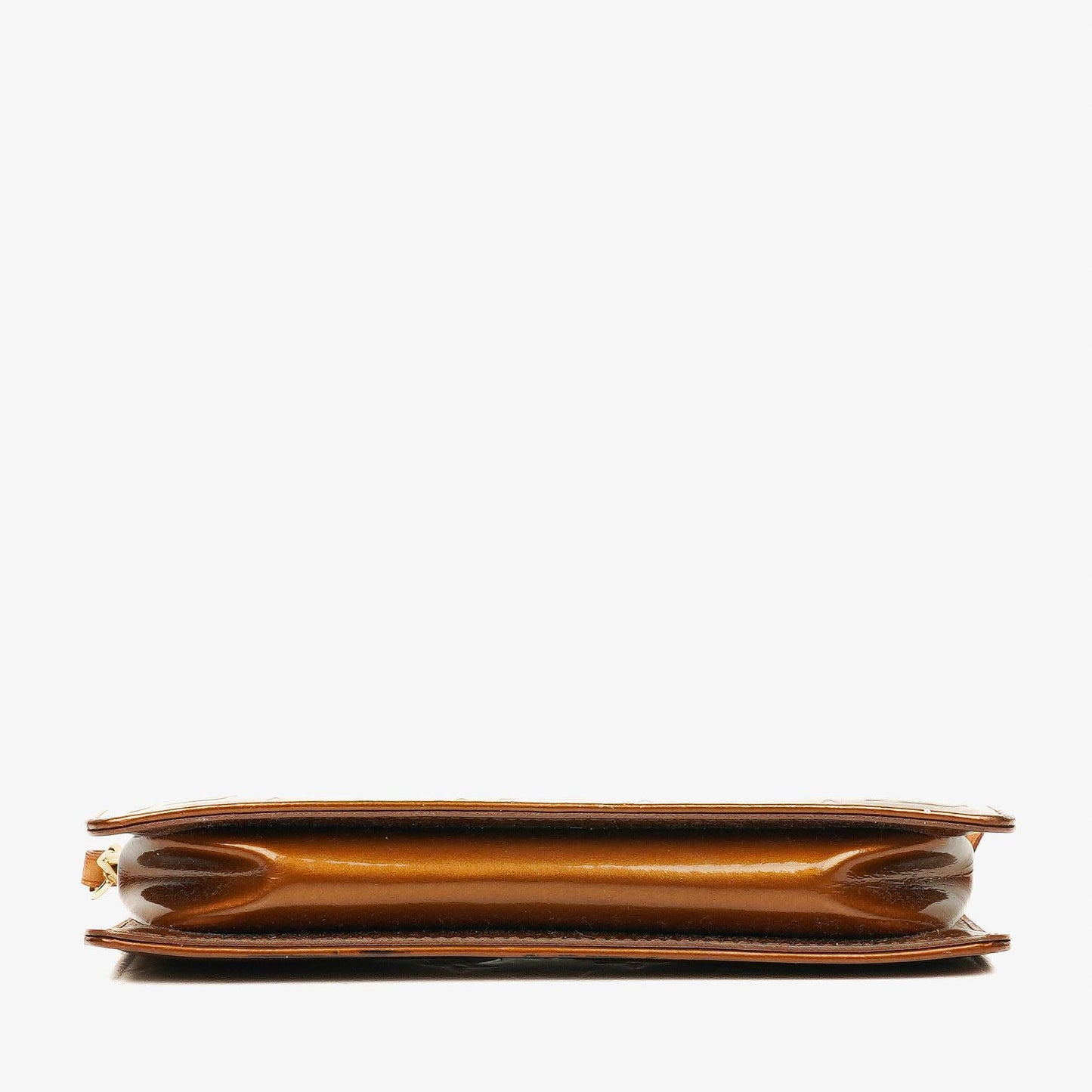 Louis Vuitton Lexington Clutch Tasche aus braunem Monogram Vernis