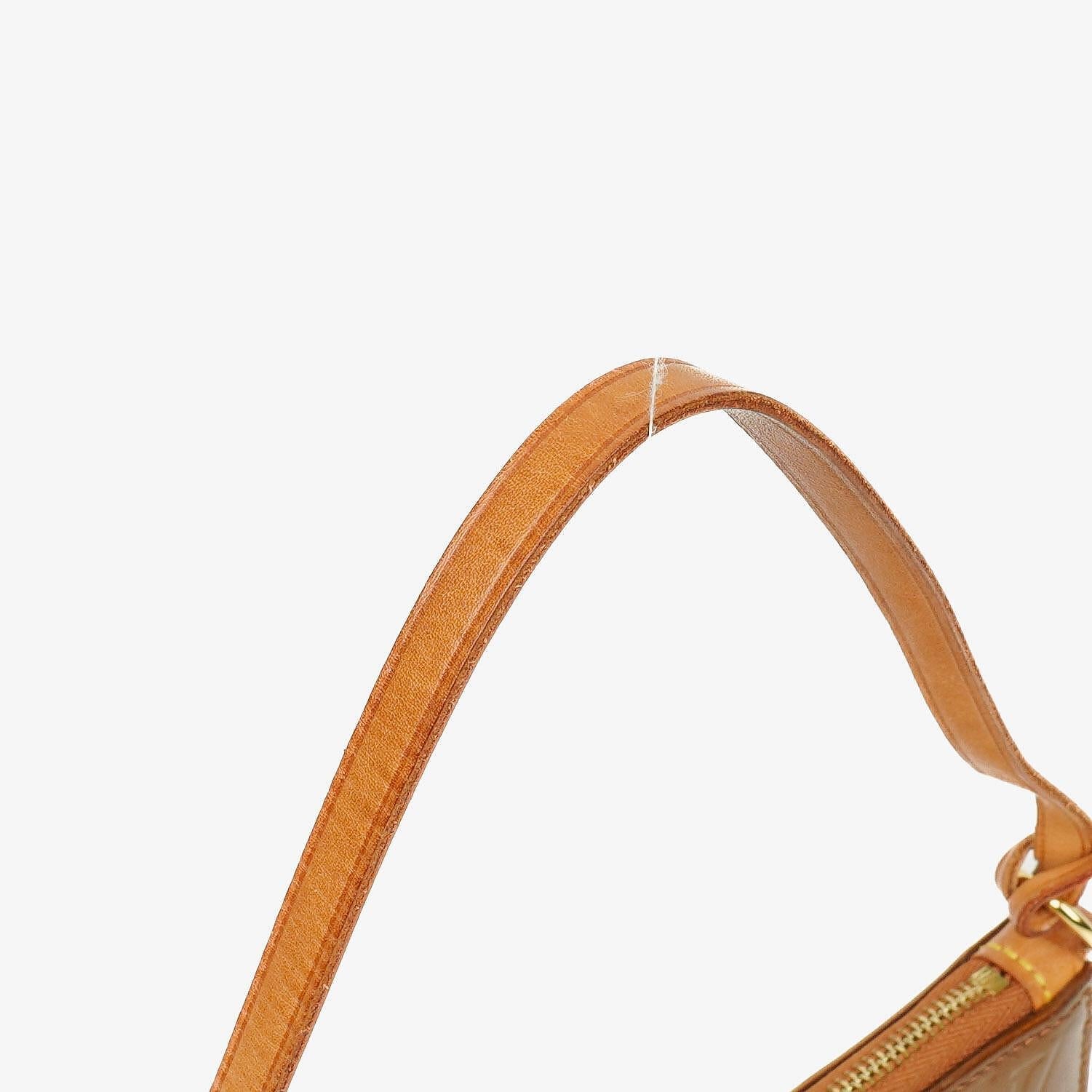 Louis Vuitton Lexington Clutch Tasche aus braunem Monogram Vernis