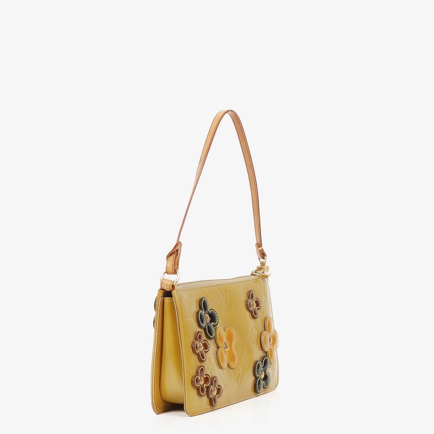 Louis Vuitton Lexington Flowers Pochette Vernis Leder