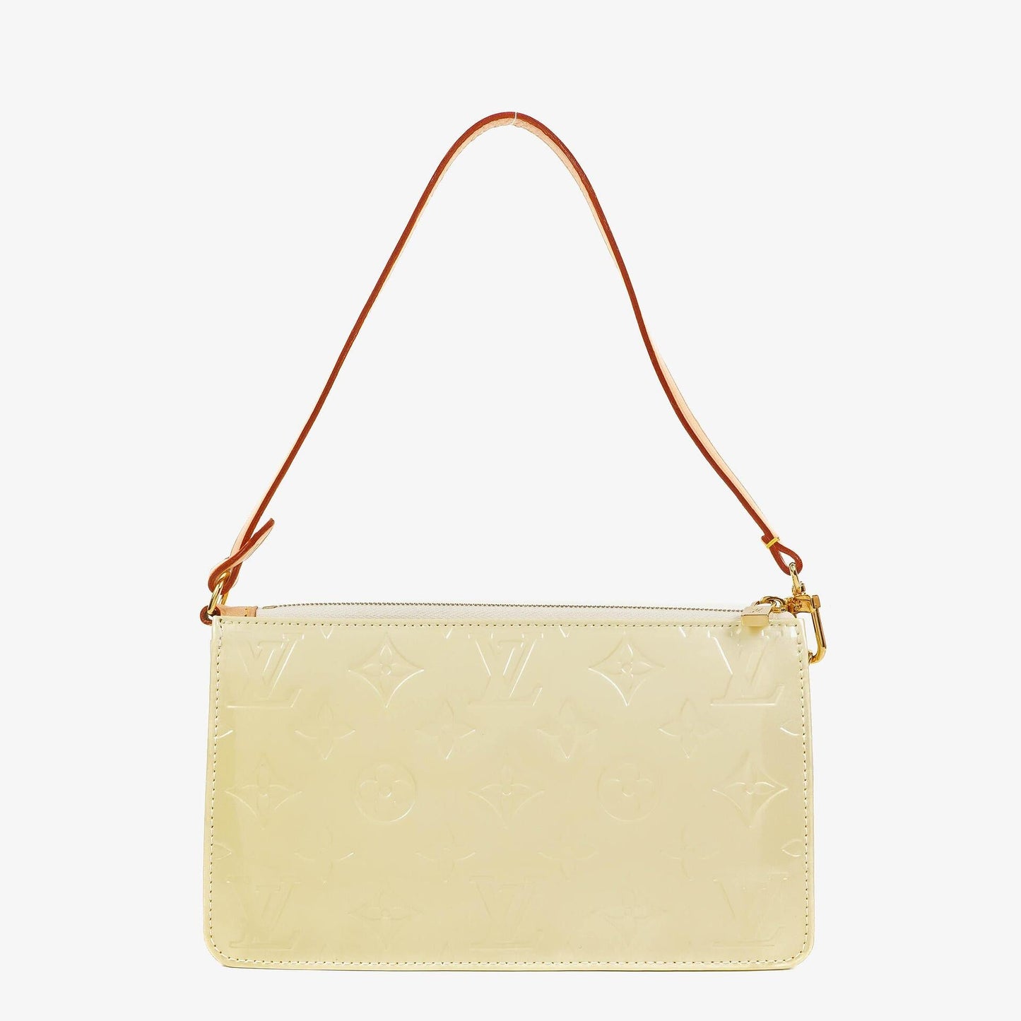 Louis Vuitton Lexington Täschchen aus Monogram Vernis in Perle