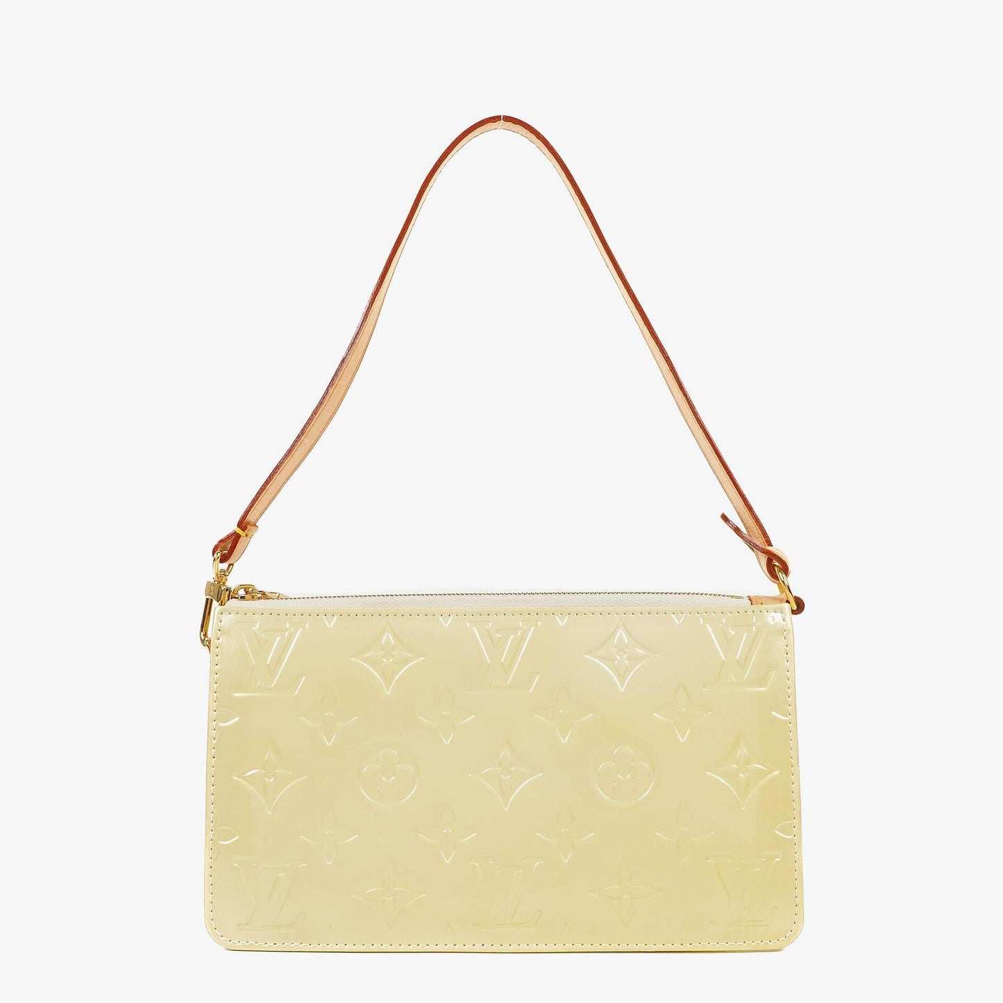 Louis Vuitton Lexington Täschchen aus Monogram Vernis in Perle