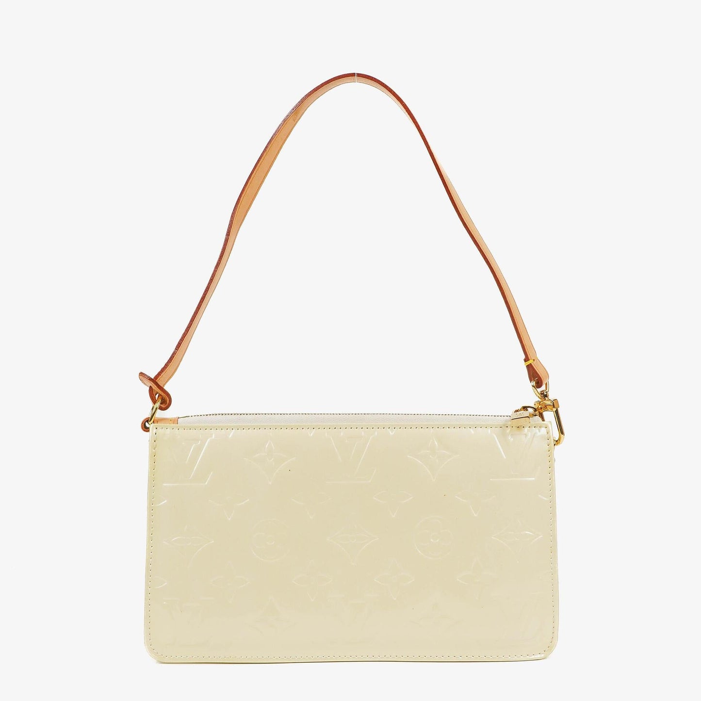 Louis Vuitton Lexington Clutch Handtasche aus Perle Monogram Vernis