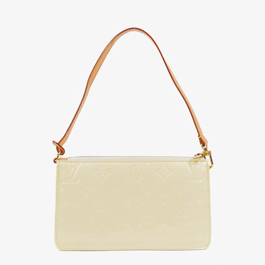 Louis Vuitton Lexington Clutch Handtasche aus Perle Monogram Vernis