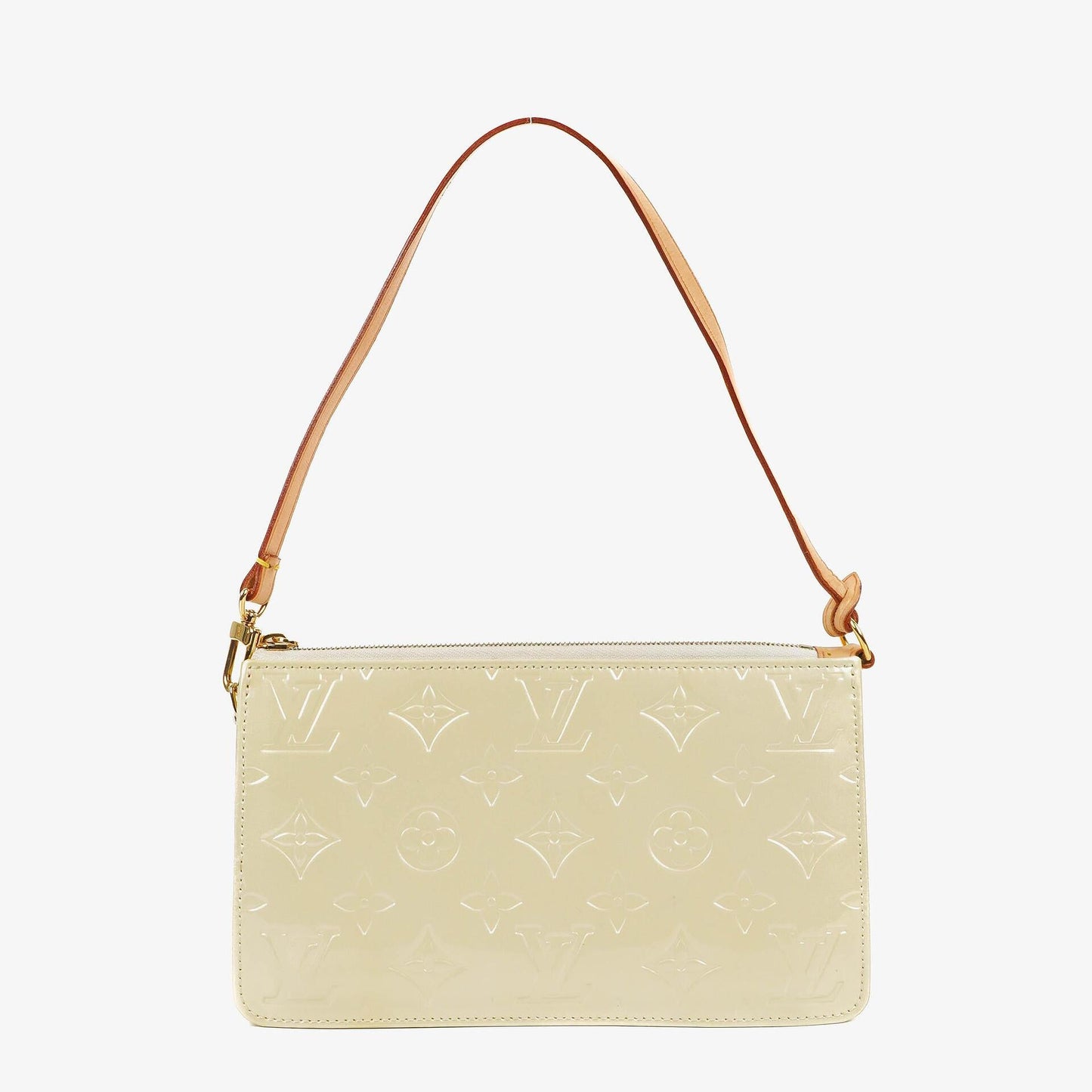 Louis Vuitton Lexington Clutch Handtasche aus Perle Monogram Vernis