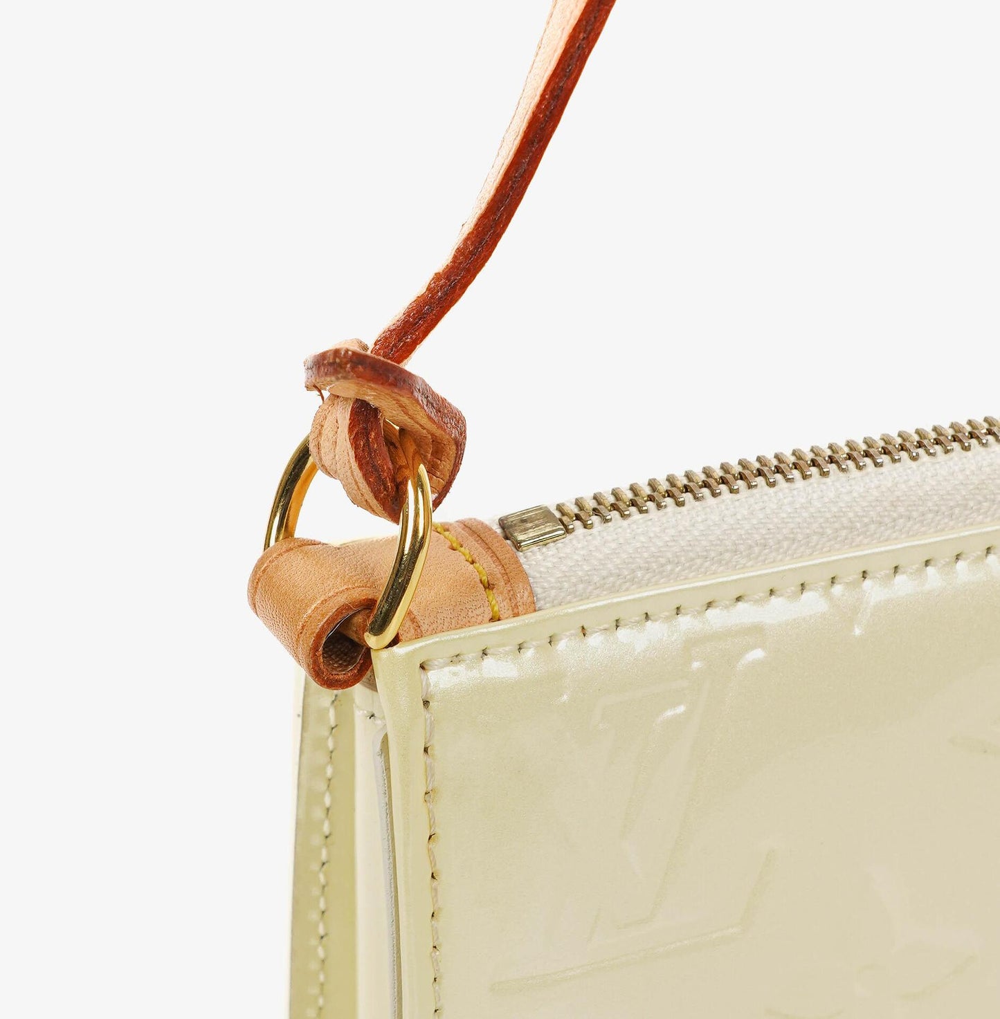 Louis Vuitton Lexington Clutch Handtasche aus Perle Monogram Vernis