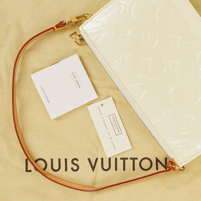 Louis Vuitton Lexington Clutch Handtasche aus Perle Monogram Vernis