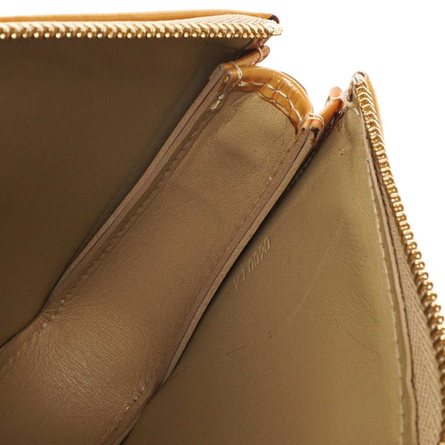 Louis Vuitton Lexington Gelb Monogram Vernis Clutch Handtasche