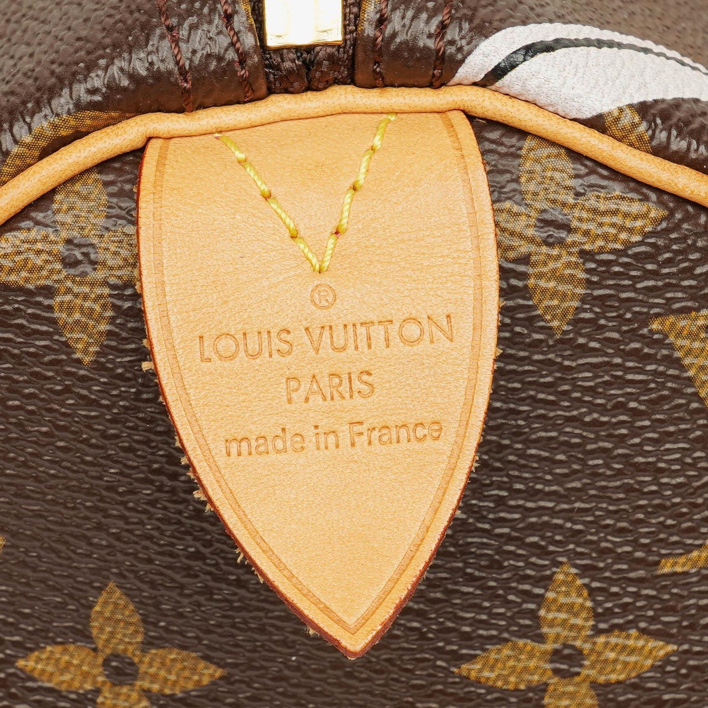 Louis Vuitton Limitierte Edition Chain Flower Speedy 30 Handtasche aus Monogram Canvas