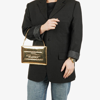 Louis Vuitton Limited Edition Miroir Pochette Tasche in Gold