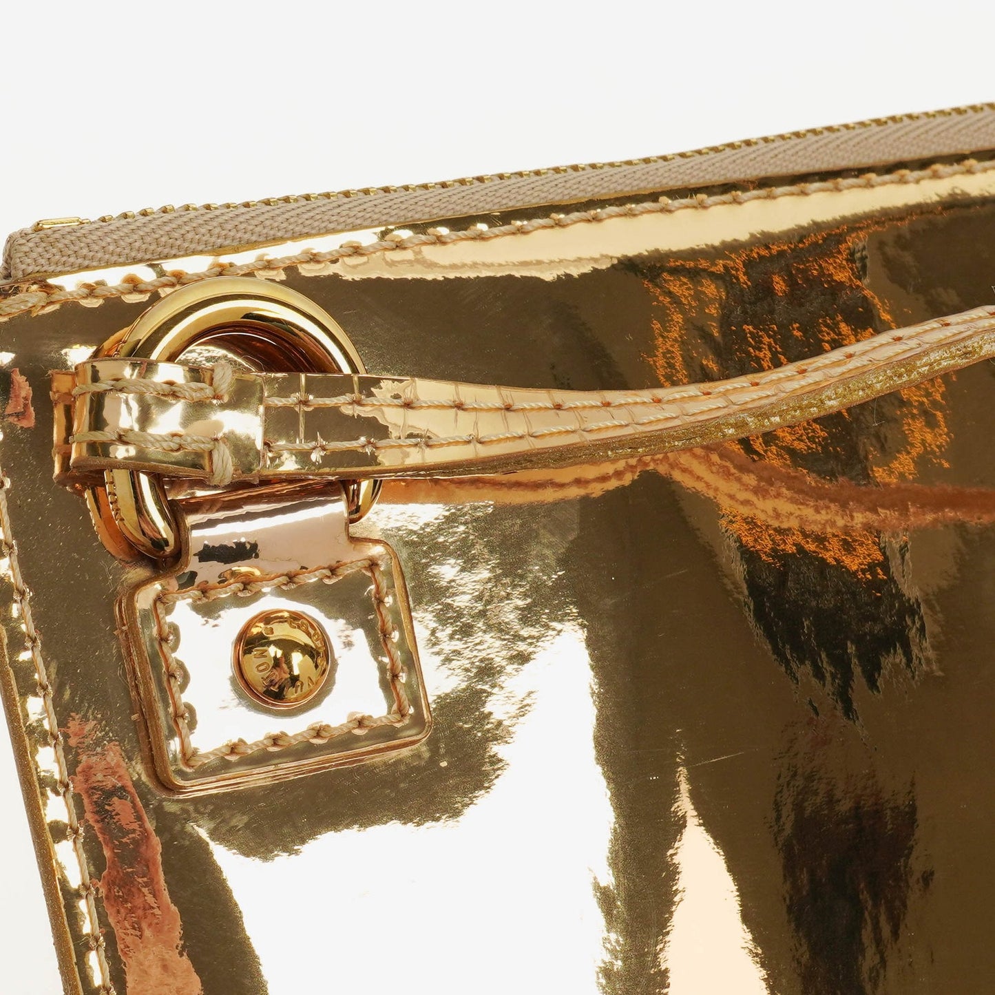 Louis Vuitton Limited Edition Miroir Pochette Tasche in Gold