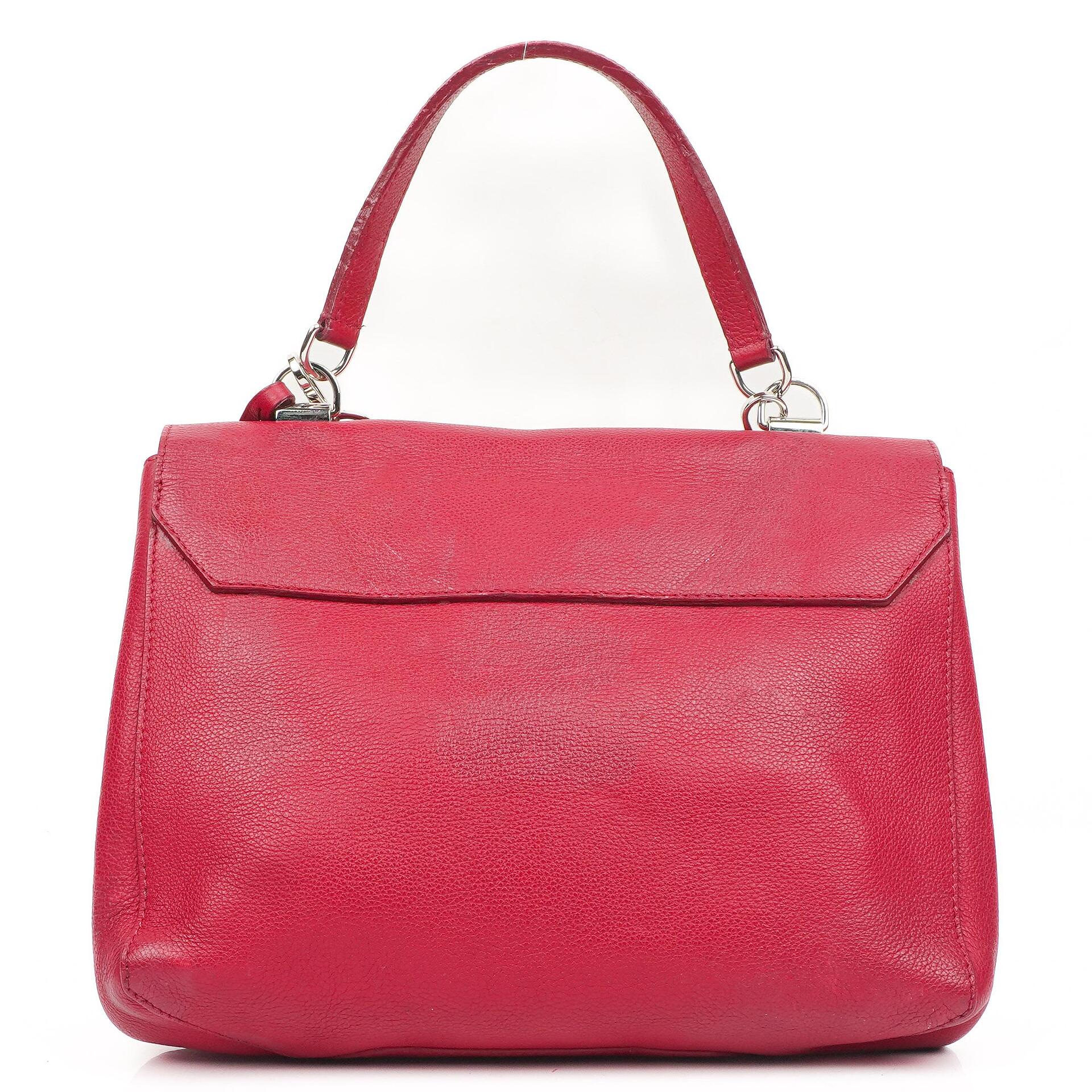 Louis Vuitton Lockme II Tasche aus Dahlia-Kalbsleder