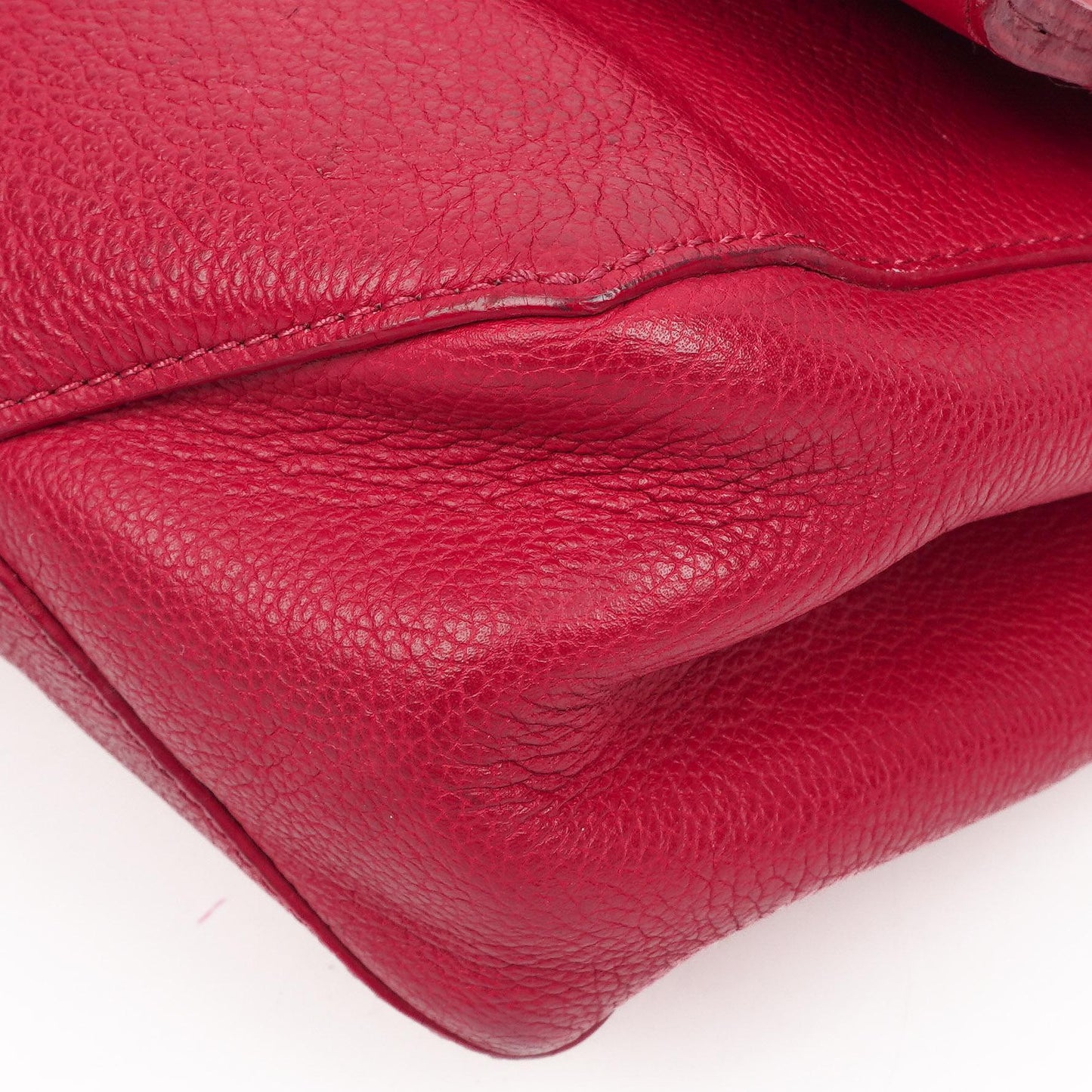Louis Vuitton Lockme II Tasche aus Dahlia-Kalbsleder