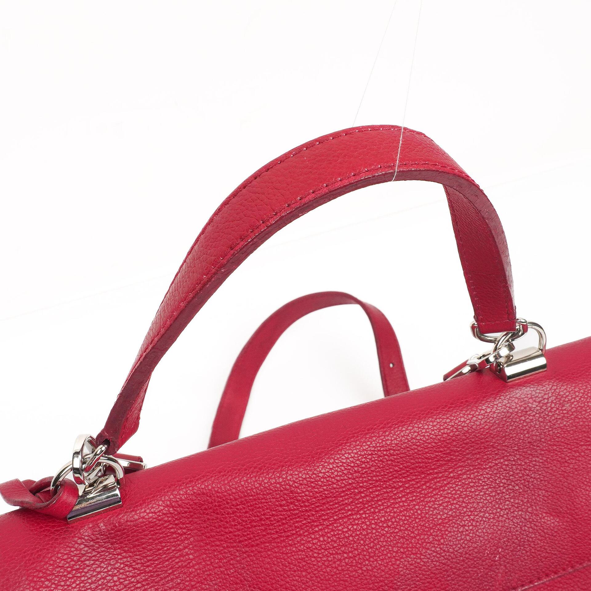 Louis Vuitton Lockme II Tasche aus Dahlia-Kalbsleder