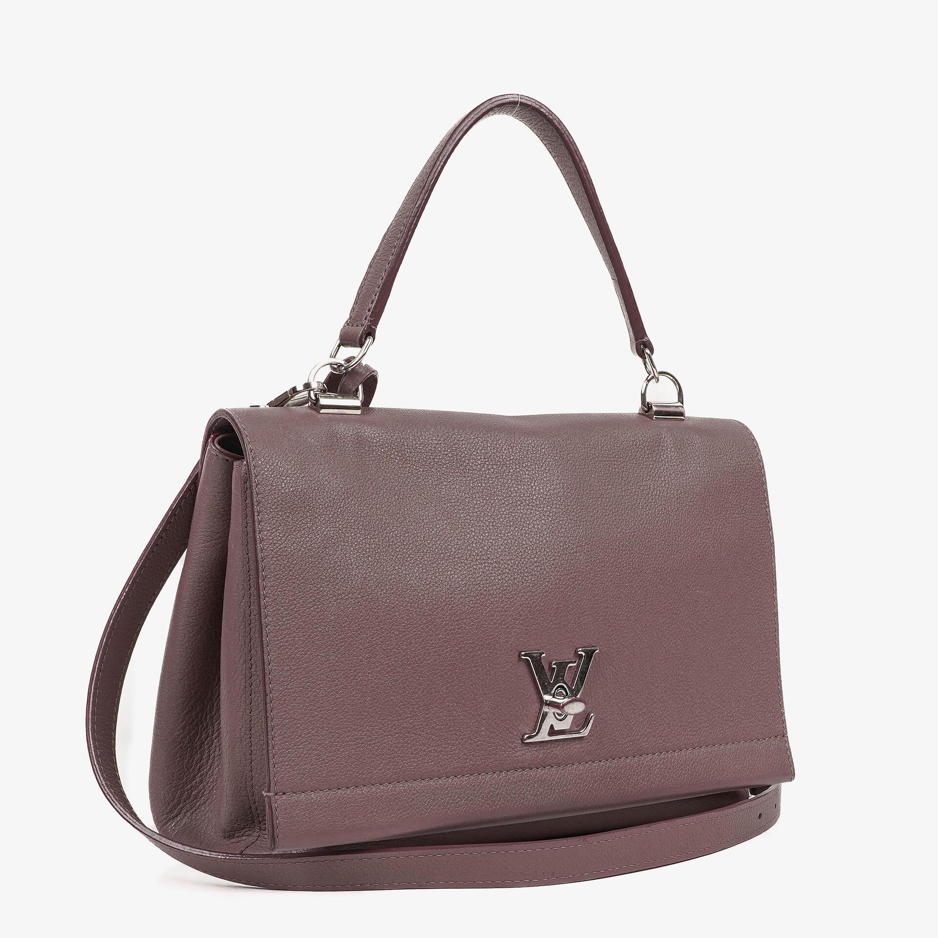 Louis Vuitton Lockme II Tasche aus Kalbsleder in Taupe Glace