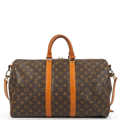 Louis Vuitton Malletier Keepall 45 Bandouliere Monogram Canvas Reisetasche