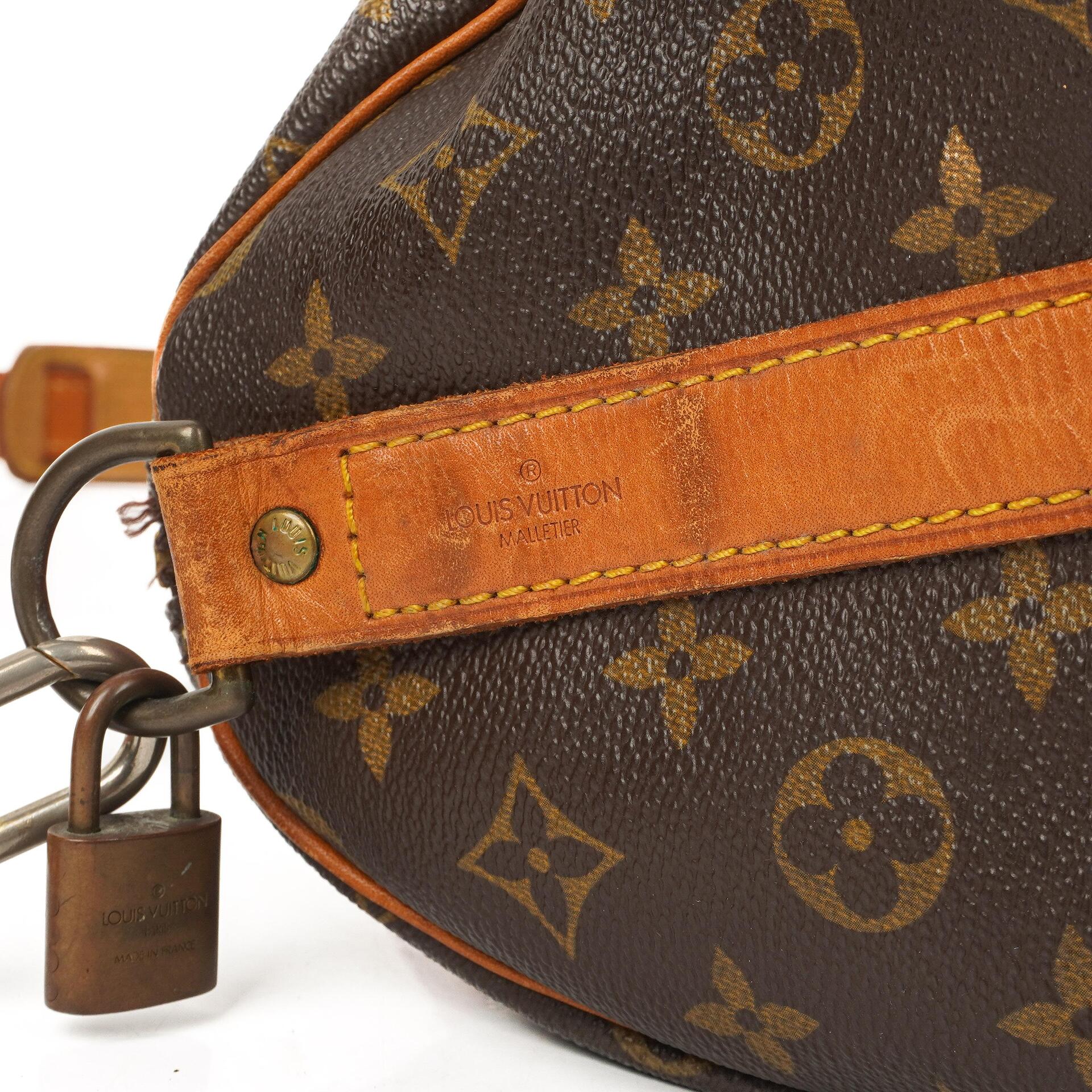 Louis Vuitton Malletier Keepall 45 Bandouliere Monogram Canvas Reisetasche