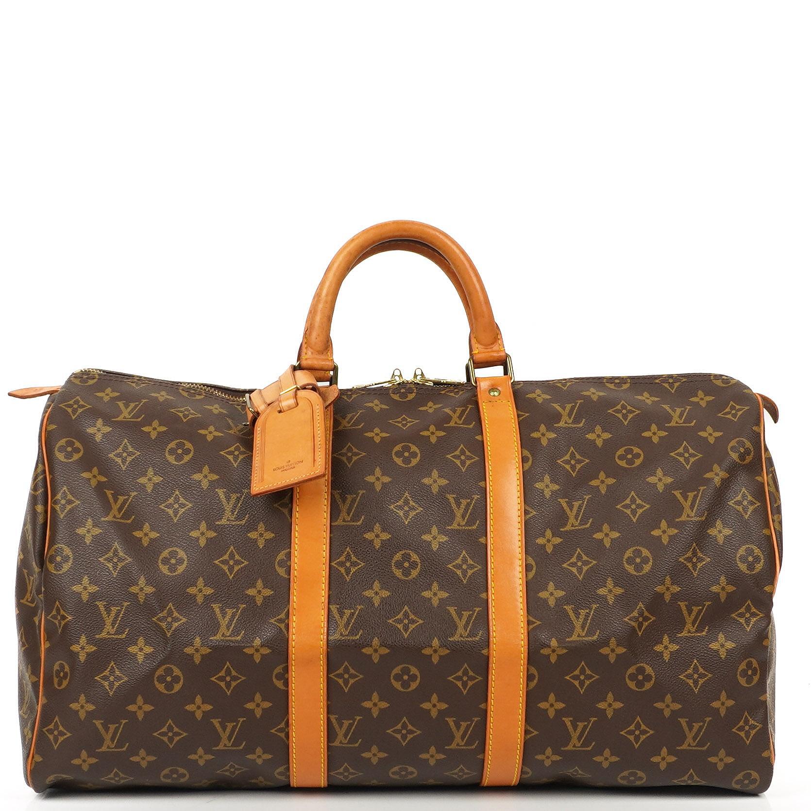 Louis Vuitton Malletier Keepall 50 Monogram Canvas Reisetasche