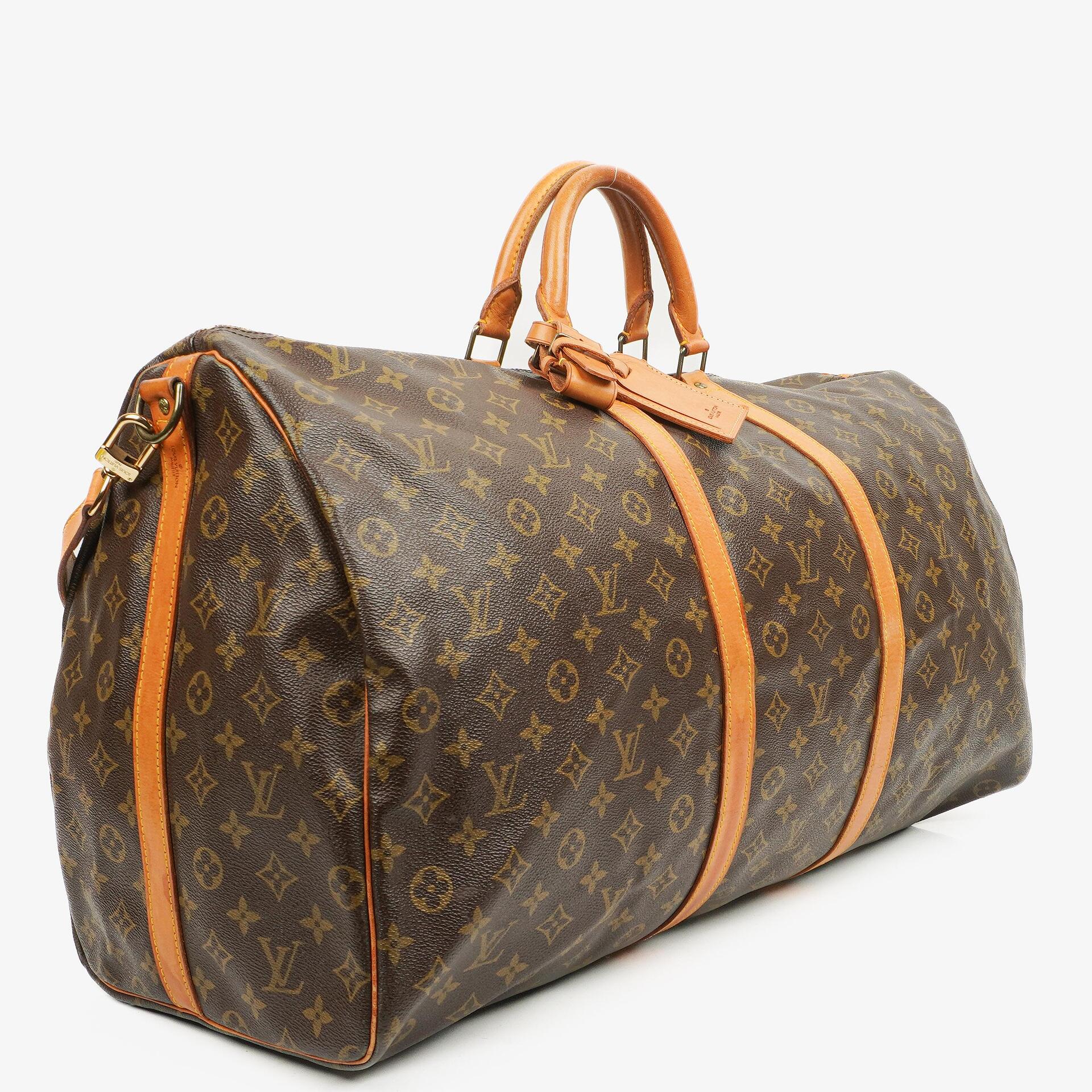 Louis Vuitton Malletier Keepall 60 Bandoulière Reisetasche aus Monogram Canvas