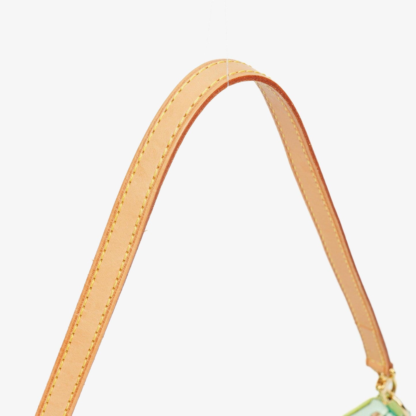 Louis Vuitton Mallory Square Schultertasche aus Monogram Vernis in Pfefferminz