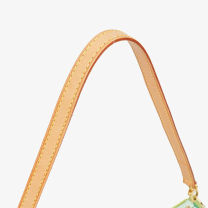 Louis Vuitton Mallory Square Schultertasche aus Monogram Vernis in Pfefferminz