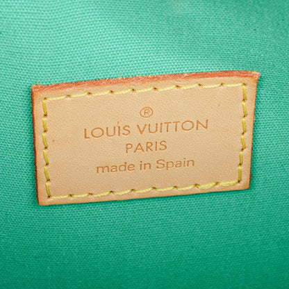 Louis Vuitton Mallory Square Schultertasche aus Monogram Vernis in Pfefferminz