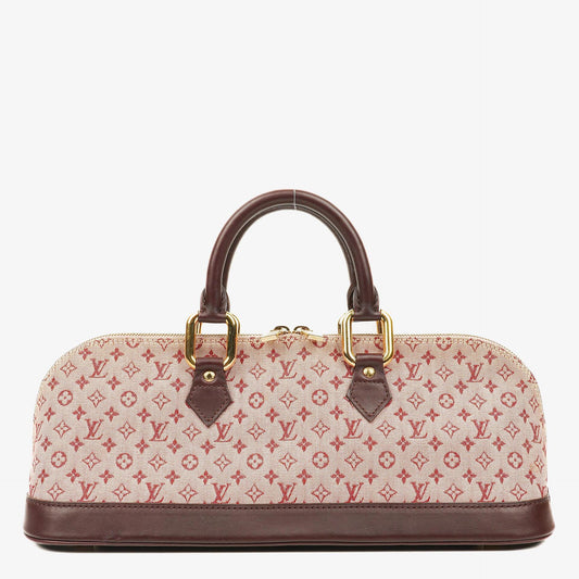 Louis Vuitton Mini Alma Lange Handtasche Monogram Cherry