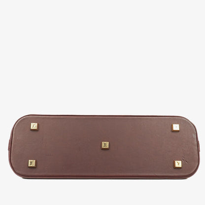 Louis Vuitton Mini Alma Lange Handtasche Monogram Cherry