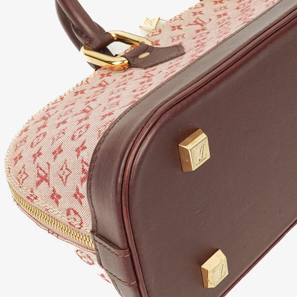 Louis Vuitton Mini Alma Lange Handtasche Monogram Cherry