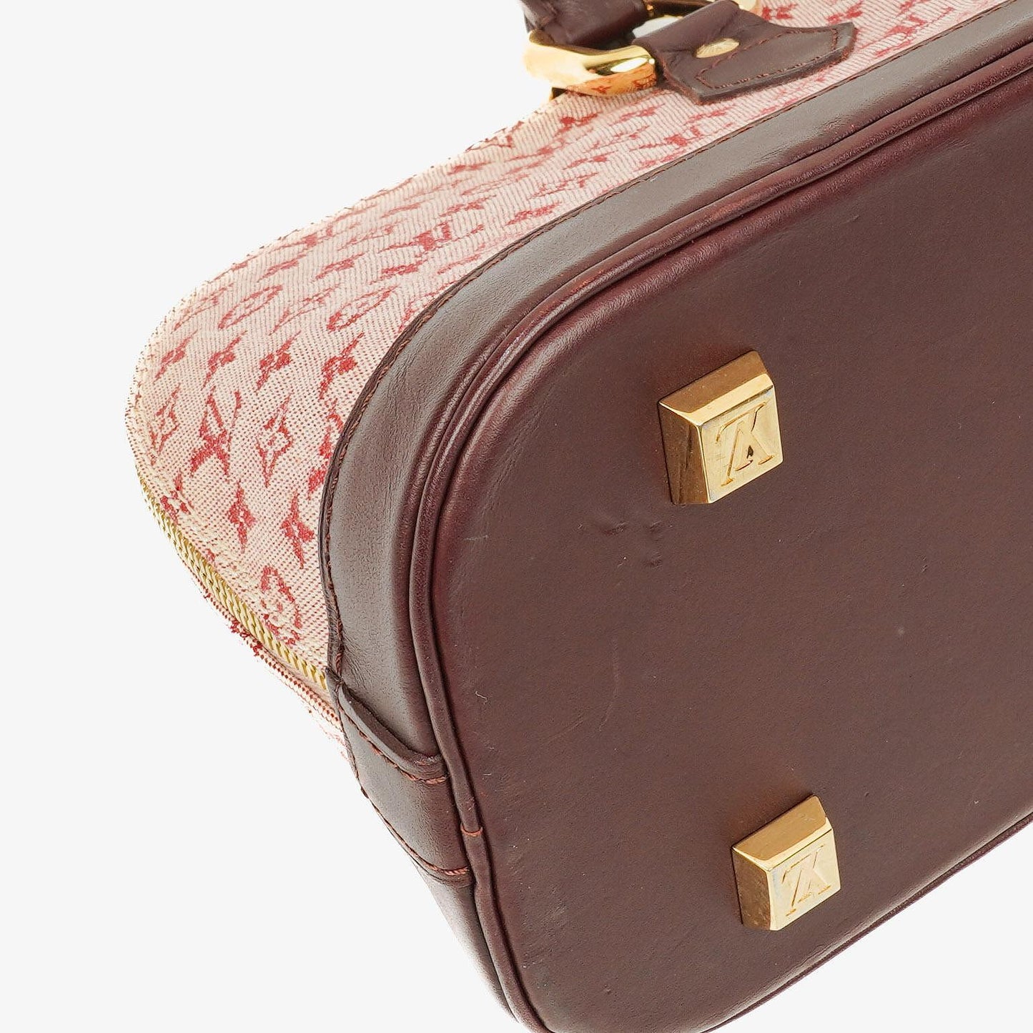 Louis Vuitton Mini Alma Lange Handtasche Monogram Cherry