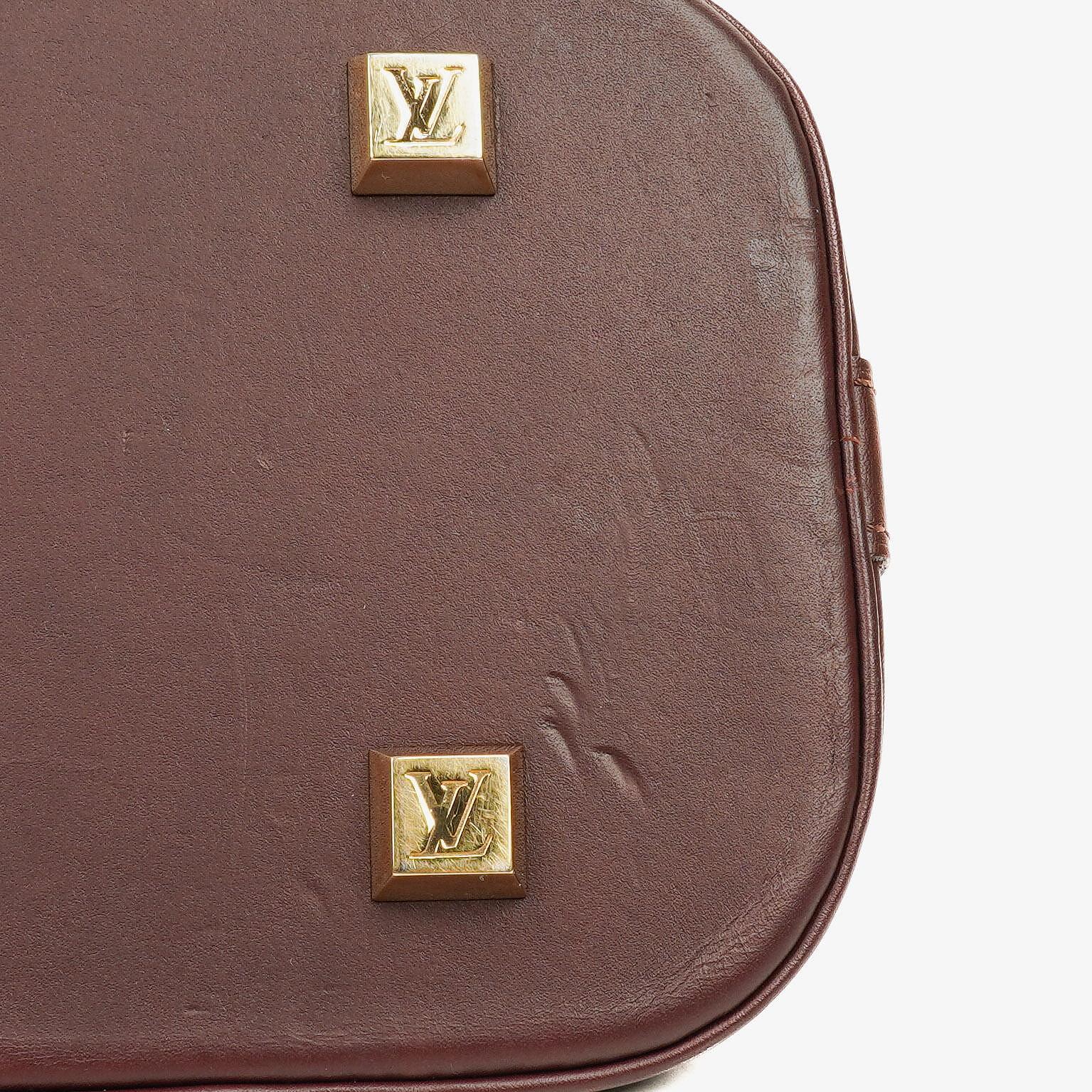 Louis Vuitton Mini Alma Lange Handtasche Monogram Cherry