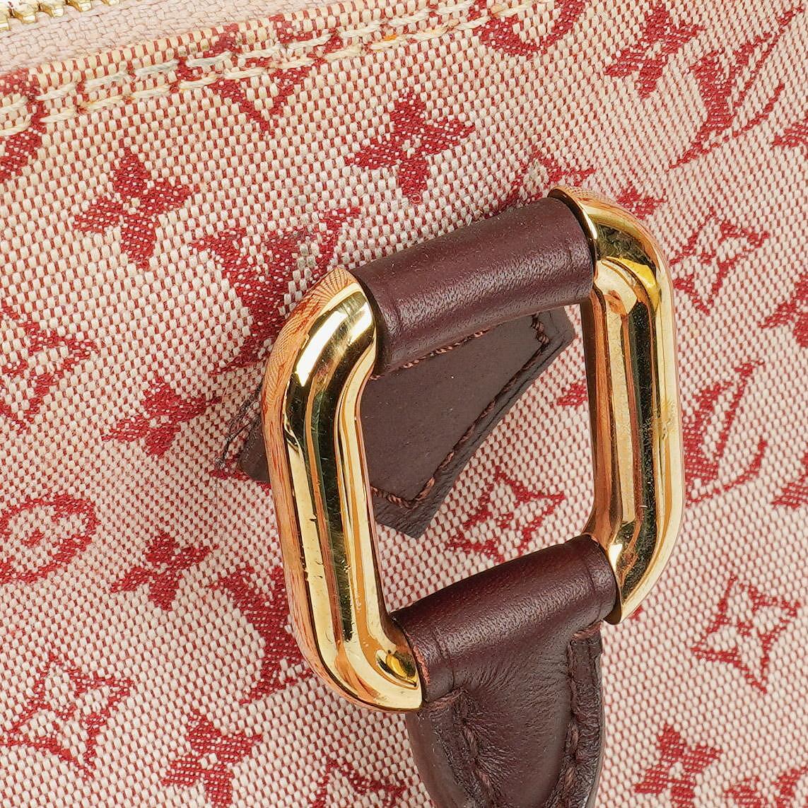 Louis Vuitton Mini Alma Lange Handtasche Monogram Cherry