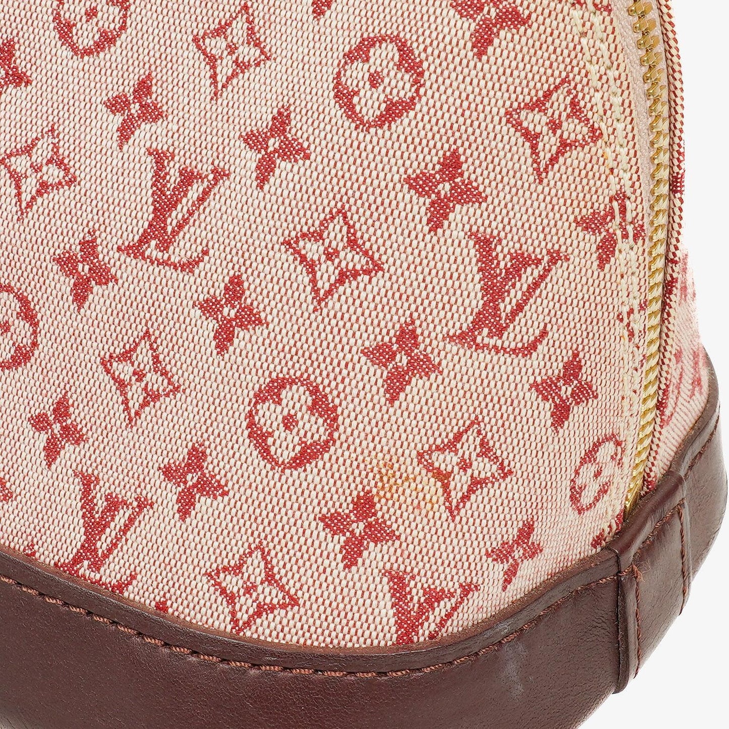 Louis Vuitton Mini Alma Lange Handtasche Monogram Cherry