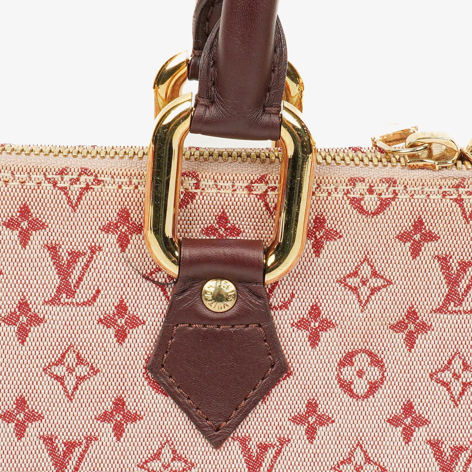 Louis Vuitton Mini Alma Lange Handtasche Monogram Cherry
