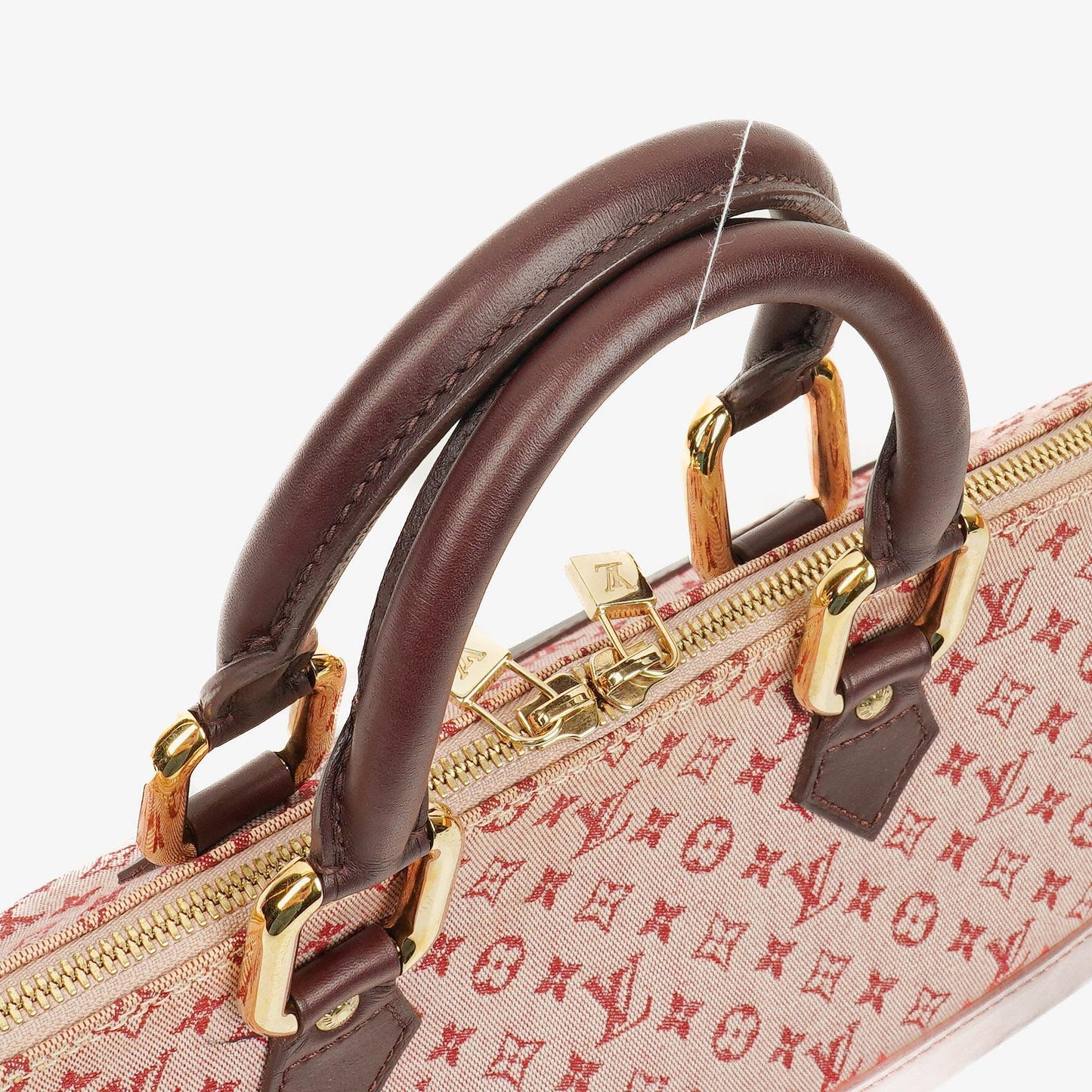Louis Vuitton Mini Alma Lange Handtasche Monogram Cherry