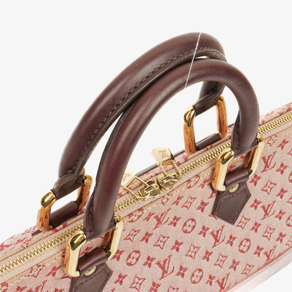 Louis Vuitton Mini Alma Lange Handtasche Monogram Cherry
