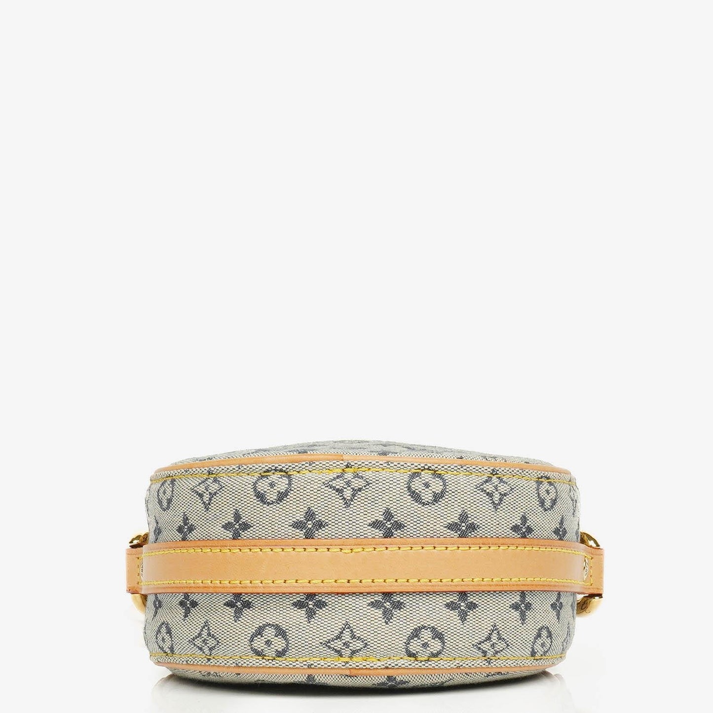 Louis Vuitton Mini Jeanne PM Schultertasche aus blauem Monogram Mini Lin