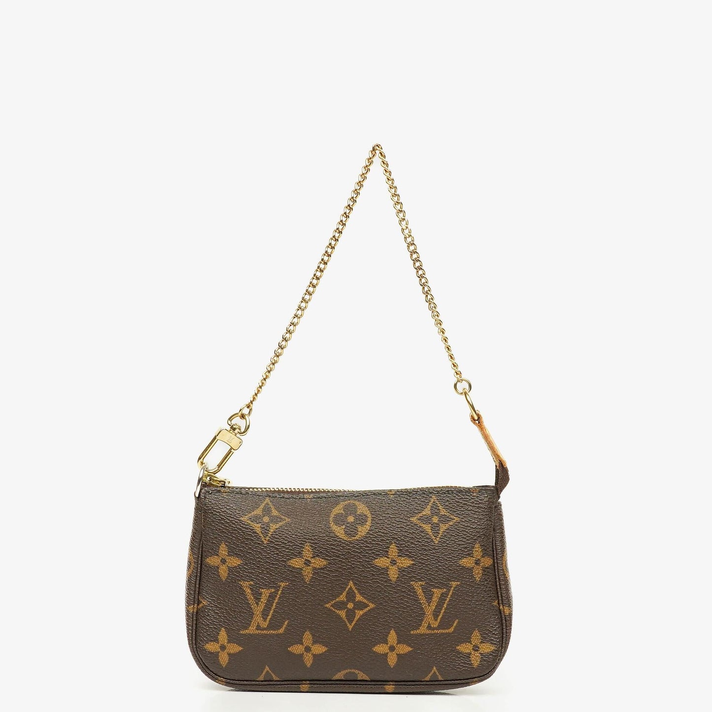 Louis Vuitton Mini Pochette Accessoires Clutch-Handtasche aus Monogram Canvas