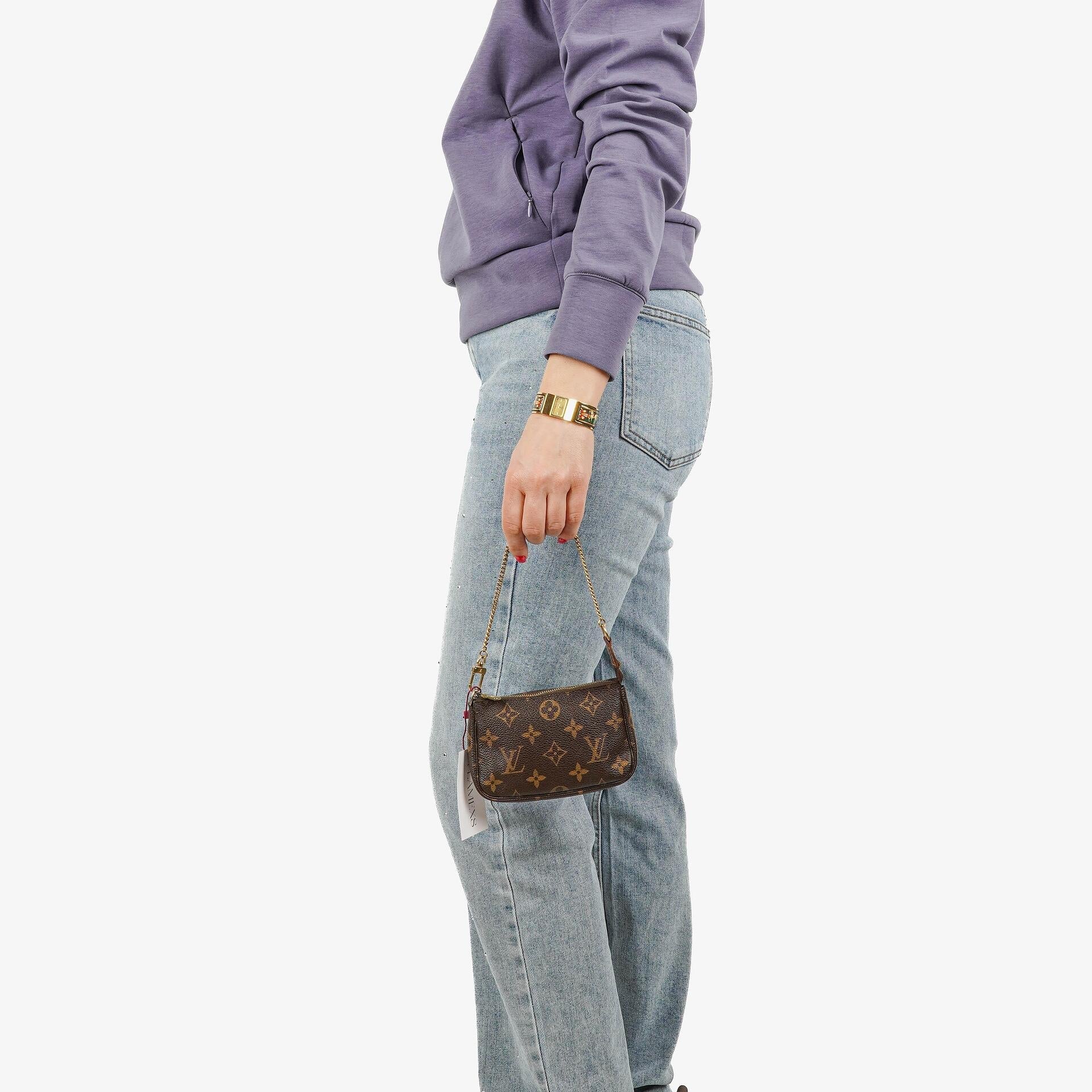 Louis Vuitton Mini Pochette Accessoires aus Monogram Canvas