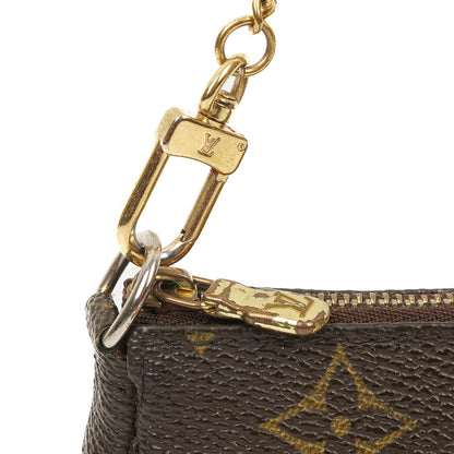 Louis Vuitton Mini Pochette Accessories Monogram Canvas Clutch-Tasche