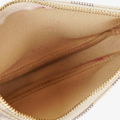 Louis Vuitton Mini Pochette aus Damier Azur Canvas