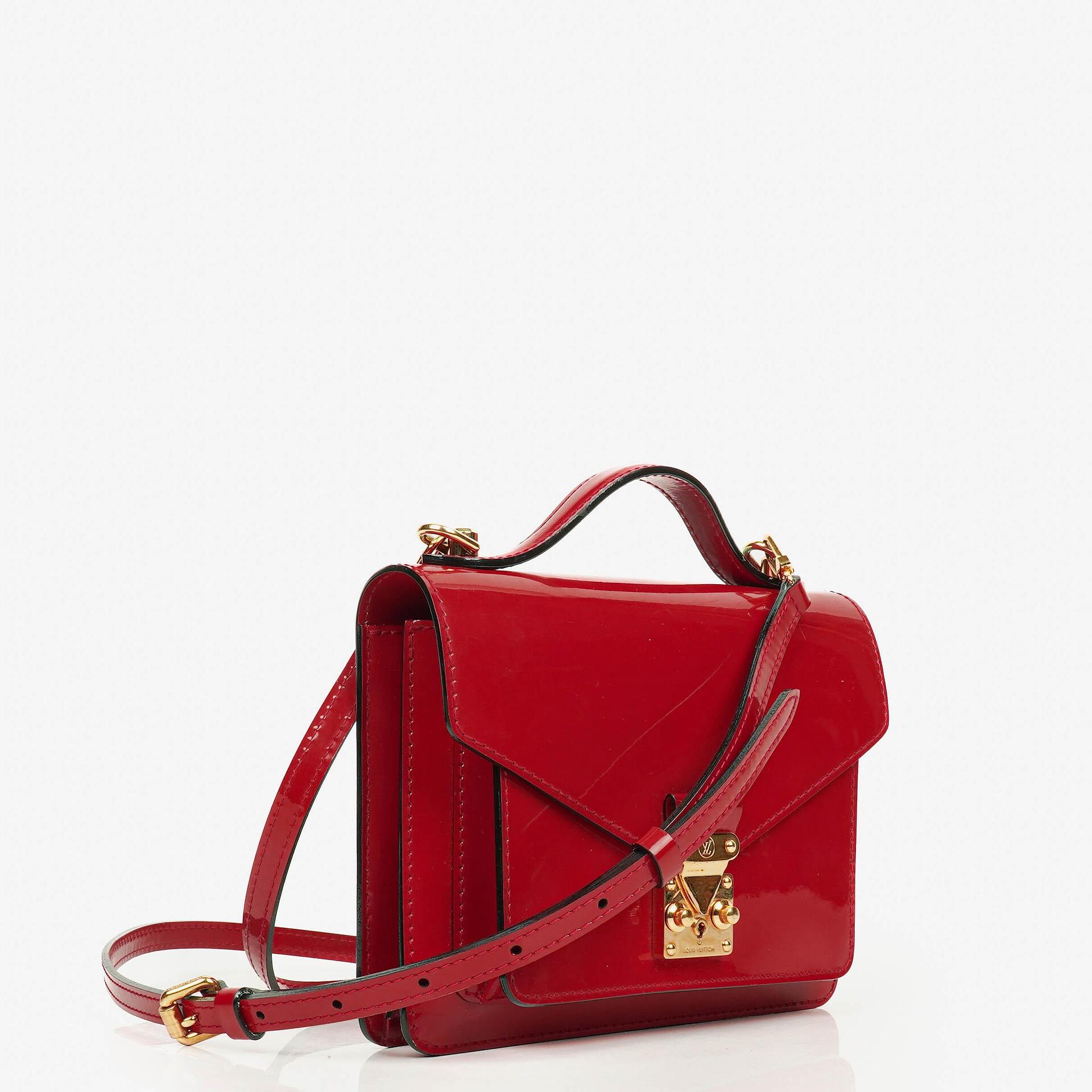 Louis Vuitton Monceau BB Handtasche aus Vernis