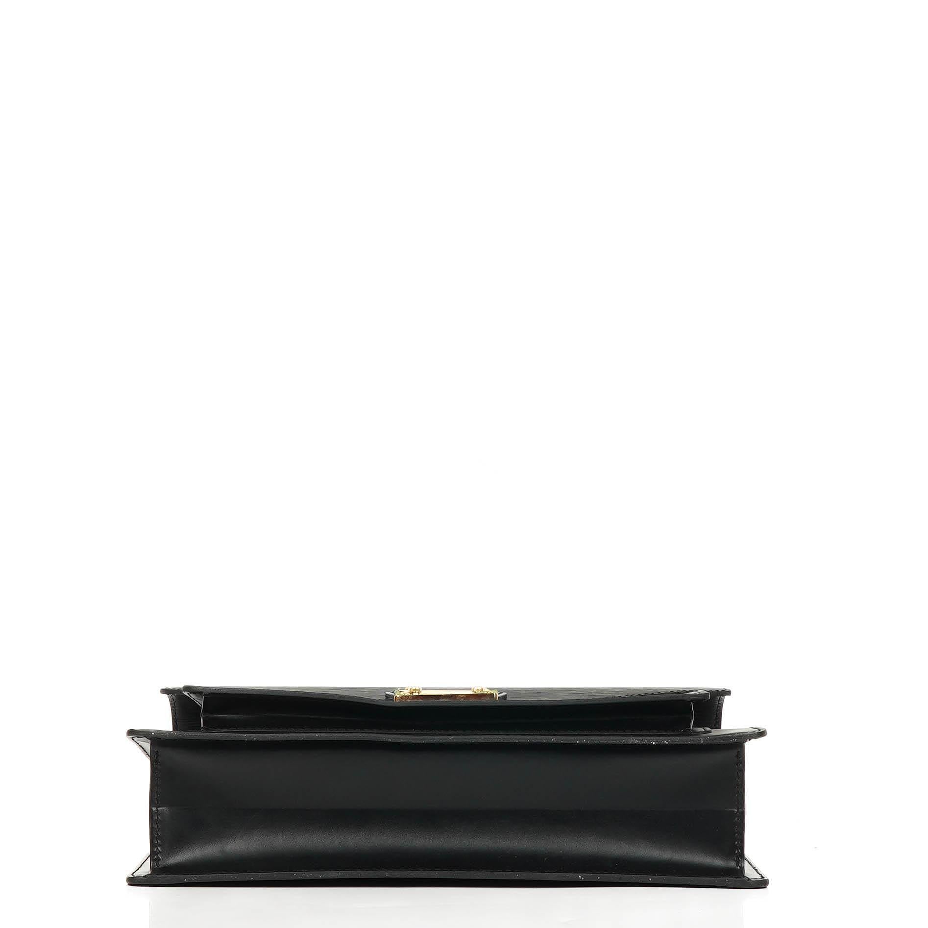 Louis Vuitton Monceau Schwarze EPI Leder Handtasche