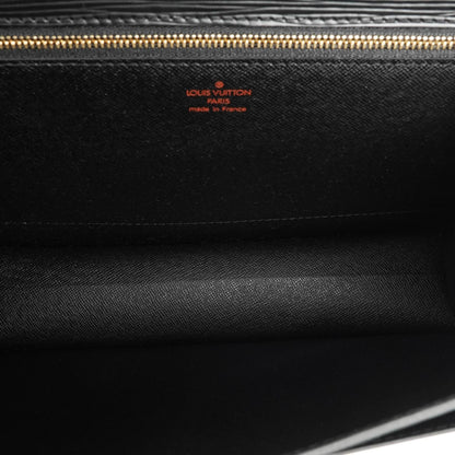 Louis Vuitton Monceau Schwarze EPI Leder Handtasche