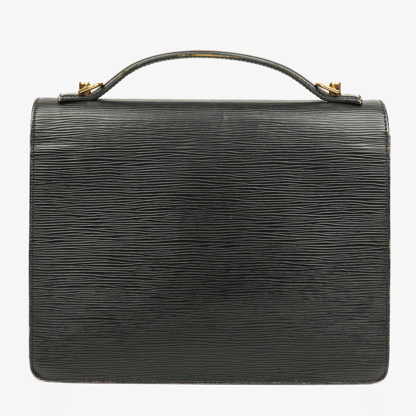 Louis Vuitton Monceau Handtasche aus schwarzem Epi-Leder