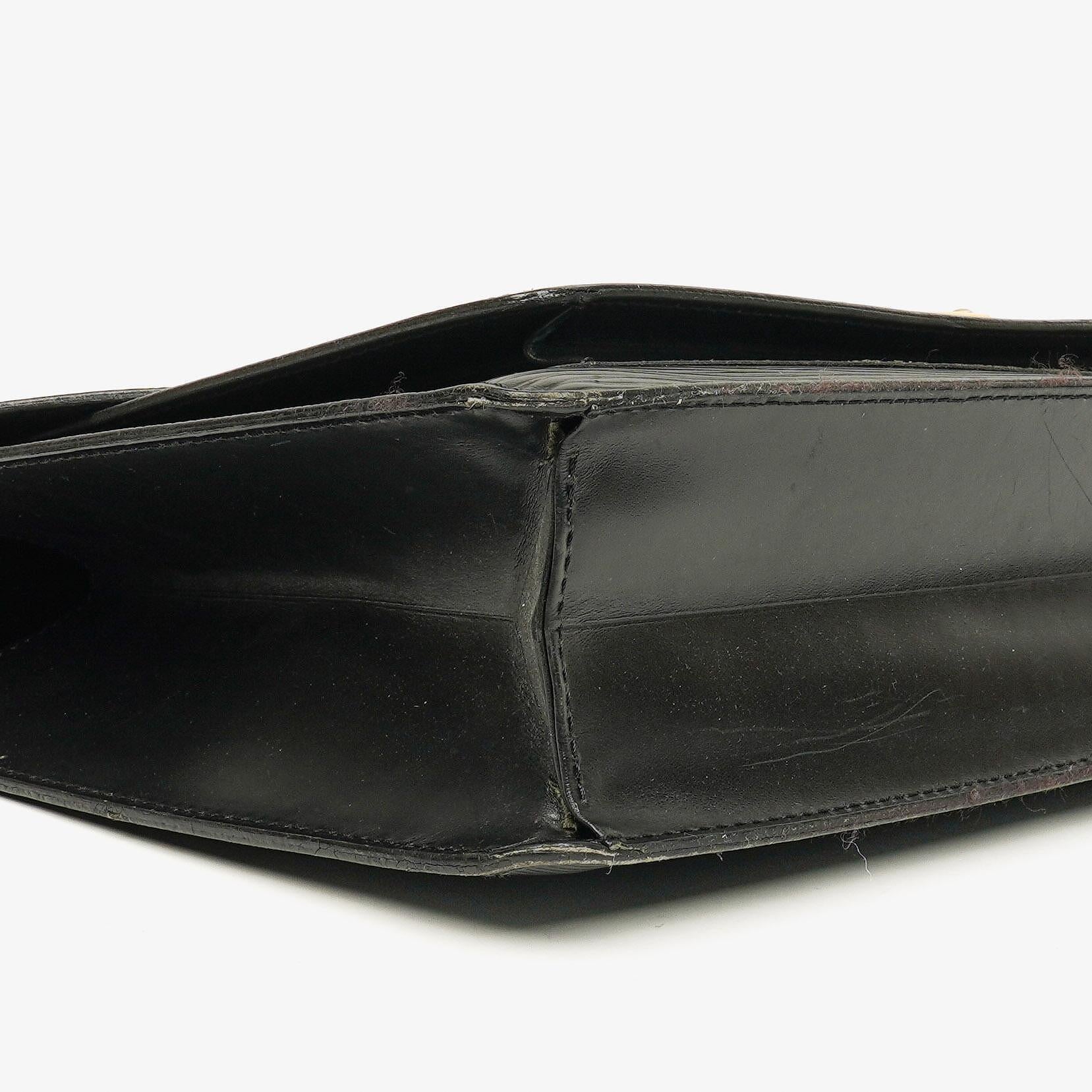 Louis Vuitton Monceau Handtasche aus schwarzem Epi-Leder